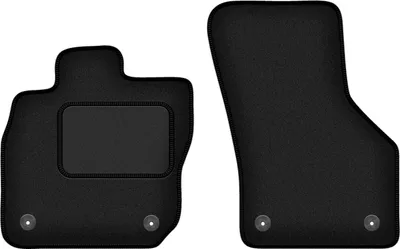 Immagine prodotto di Wielganizator tappetini auto velours anteriori adatto per Skoda Superb IV (2023-, station wagon, liftback) neri, set 2 pz, con fissaggi