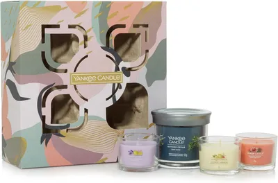 Obrázek produktu pro Dárková sada: Yankee Candle Dárkový set 1x Tumbler Malá Svíčka a 3x votivní svíčka ve skle