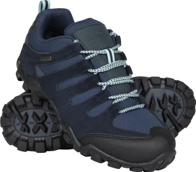 Mountain Warehouse Scarpe da passeggio da uomo per attività all'aperto, tomaia in rete scamosciata, plantare imbottito in EVA, suola in gomma, per primavera, estate, escursionismo, campeggio, viaggi