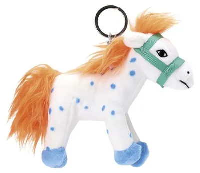 Imagen del producto de Libros infantiles, Pippi Calzaslargas, llavero de peluche, caballo, pequeño tío
