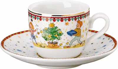 Produktbild von Hutschenreuther Sammelkollektion 24 - Weihnachtsleuchten - Espressotasse 2-tlg. 02476-727474-14715