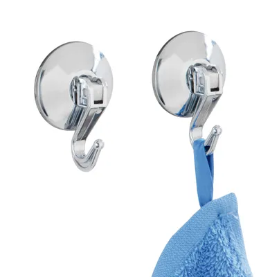 Produktbild von Hebelsaughaken Chrom klein  2er Set