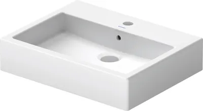 Immagine prodotto di Duravit bassin supérieur Vero 60cm, avec trop-plein, avec banc de robinetterie, 1 trou pour robinetterie, 0452600000, 0452600000