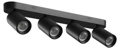 Produktbild von Spectrum Wand- und Deckenstrahler Madara Altro Base Schwarz max. 4 x 8W GU10 schwenkbar