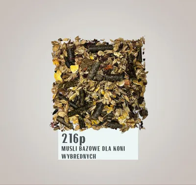 Obrázok produktu pre Krmivo pre kone 216P Prípravok na podporu chuti do jedla bez ovsa a sóje
