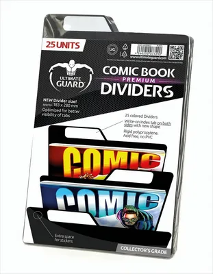 Produktbild von Ultimate Guard Premium Comic Book Dividers Schwarz (25)