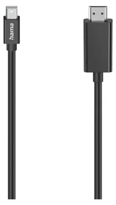 Produktbild von Hama Video-Kabel Mini-DP - HDMI, 1,5 m