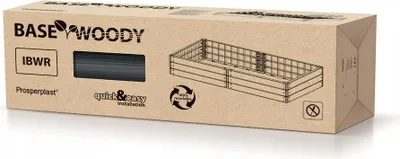 Produktbild von Hochbeet Prosperplast BASE WOODY anthrazit 149,2 cm