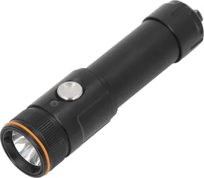 Image de Lampe de poche de plongée 5000LM 110m IP68 Water Resistant 6 Modes Super Bright Rechargeable Underwater Torch for Night Diving