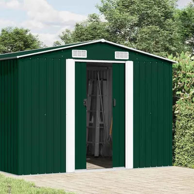 Obrázok produktu pre vidaXL Záhradný prístrešok 257x489x181 cm Kovový zelený