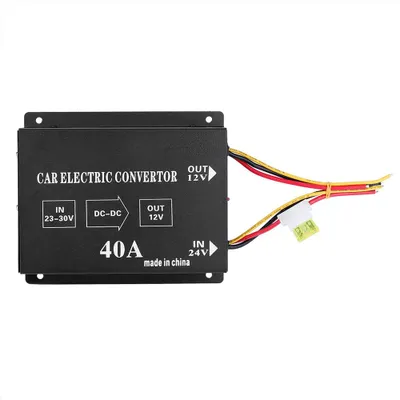 Obrázek produktu pro 40A 480W DC 24 V na 12 V měnič napětí Elektrický reduktor napětí Snižovací transformátor
