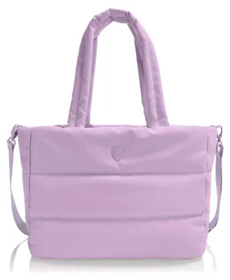 Immagine prodotto di HEYS borsa da viaggio borsa a tracolla con scomparto per laptop The Puffer Travel Tote Lavender lilla