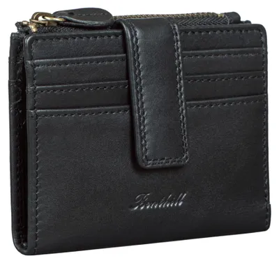 Produktbild von Benthill Geldbörse Echt Leder | Slim Portemonnaie aus echtem Rindsleder | Schmale Hochwertige Kreditkartenetui mit Kreditkartenfächer & Münzfach - Mini Wallet
