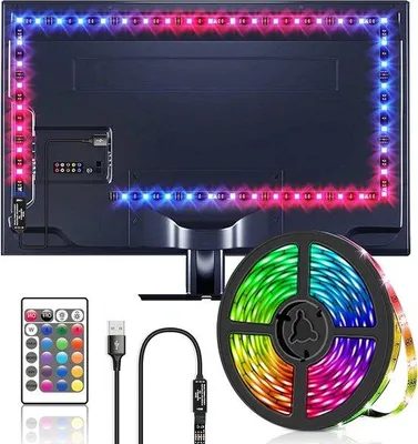 Obrázek produktu pro LED pásek 2 m RGB s USB a dálkovým ovládáním pro televizory o úhlopříčce 32–55 palců