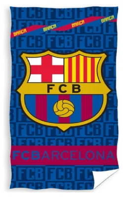 Produktbild von Barcelona F.C. Baumwolle Strandtuch Frottee Badetuch mit Premium Druck, 70x140 cm