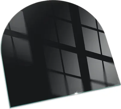 Produktbild von Farbe Dunkelgraphit – Glasbodenplatte für – Kaminofen – Kaminplatte Glas – Schutzglas – Funkenschutzplatte –Glasbodenplatte Feuerfeste – Hitzeschutzplatte – Bodenschutz aus Glas – 100x100 cm