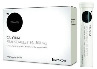 Image de Calcium en comprimés effervescents 400 mg 60 pc