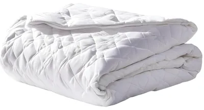 Produktbild von Steppdecke 135x200 cm Leichte Mikrofaser Sommerdecke Weiß Diamant-Steppung Bettdecke
