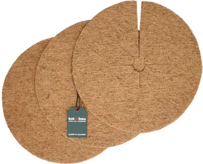 Obrázek produktu pro KOTARBAU® Sada 3 disků z kokosového vlákna ⌀ 37 cm Disk z kokosového vlákna na pokrytí rostlin