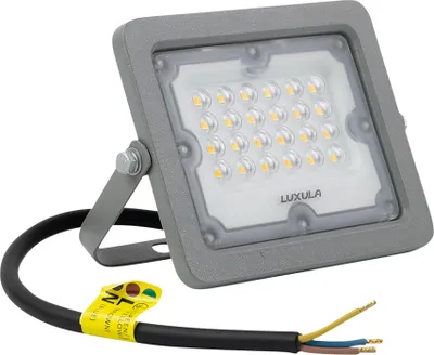 Obrázok produktu pre LUXULA LED-Fluter, EEK: F, 20W, 1800lm, 4000K, IP65, sivá
