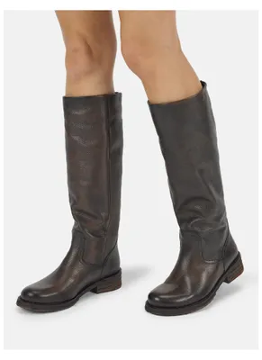 Produktbild von Stiefel aus Leder im Vintage-Look Modell Cooper A712 mit rutschfester Sohle