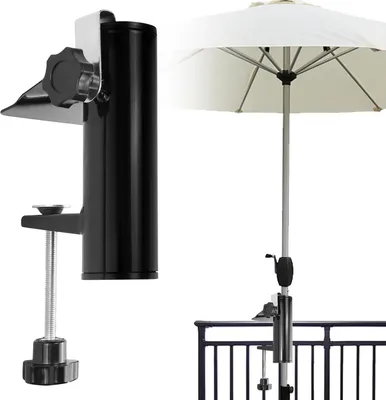 Produktbild von Parasolhalter für Balkon - Wasserdicht und Rostfrei - Metallhalterung