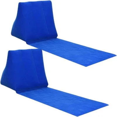 Zdjęcie produktu dla Vivva - 2x Mata plażowa - Nafukovací křesla do salonku (zestaw 2 sztuk) - Leżaki plażowe - Do użytku podczas kempingu - Wodoodporne - (102x38 cm) - LEHATIKO