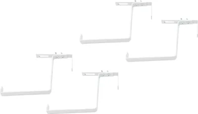 Produktbild von Blumenkasten-Halter 2 Sets weiß