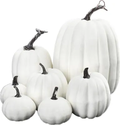 Obrázek produktu pro 7dílná sada umělých dýní jako dekorace na stůl na Den díkůvzdání a Halloween