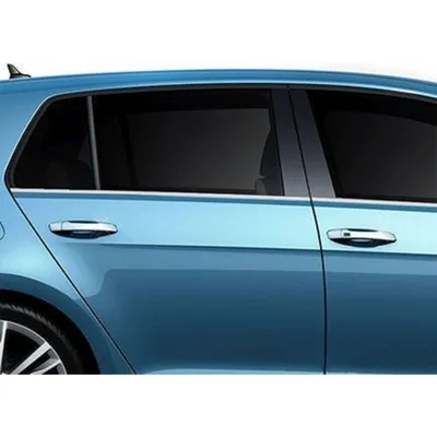 Obrázok produktu pre Nerezové okenné lišty chróm pre VW GOLF 7 VII | 4 DOORS | 2012-2021 |4ks sada