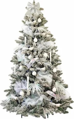 Produktbild von Geschmückter künstlicher weihnachtsbaum mit 70 Stk Kugeln WINTER JOY 210 cm mit Metallständer