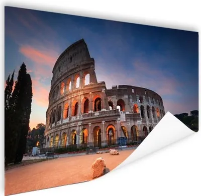 Produktbild von MuchoWow® Poster Italien - Rom - Kolosseum 60x40 cm - Schlafzimmerdekoration