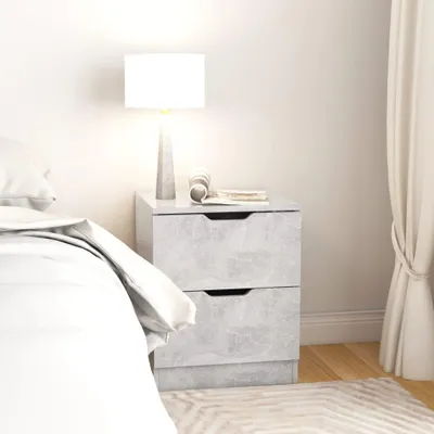 Obrázok produktu pre vidaXL Nočný stolík Concrete Grey 40x40x50 cm Drevotrieska