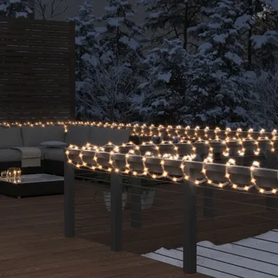 Produktbild von The Living Store Lichtschlauch 240 LEDs Warmweiß 10 m PVC