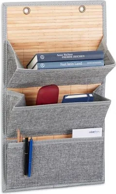 Image de Support mural en bambou pour bureau et hall