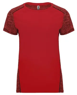 Produktbild von Roly - "Zolder" T-Shirt für Damen LT2944 (M) (Rot/Black Heather)