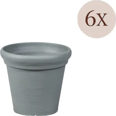 Produktbild von Townley - Vase, Grau, Set 6 Vasen  Italy