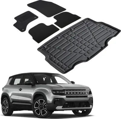 Obrázek produktu pro Sada Velurových Koberců a Vaničky do Kufru pro Jeep Avenger  2023- (Hybridní)