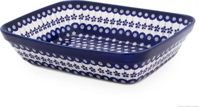 Produktbild von Original Bunzlauer Keramik Auflaufform 3,4 Liter für 5-6 Personen 32x25,5x7cm Design 166a