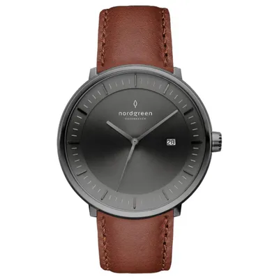 Imagen del producto de Nordgreen Copenhagen - PH40GMLEBRBM - Reloj de pulsera - Para hombre - Cuarzo - PHILOSOPHER