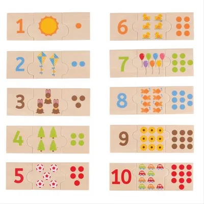 Produktbild von Bigjigs Toys Edukativní puzzle počítání