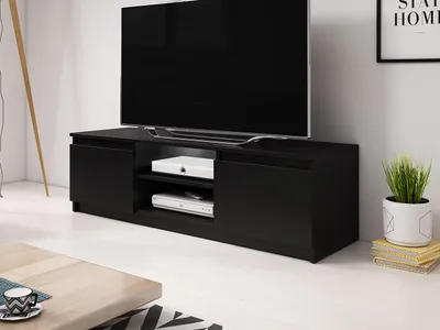 Immagine prodotto di Tavolino per TV con illuminazione a LED KIKUKO - nero