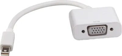 Produktbild von ROLINE Mini DisplayPort-VGA Adapter, v1.2, Mini DP ST - VGA BU, Aktiv