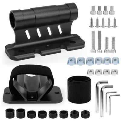 Image de Support pour fourche de vélo en aluminium avec système de fixation rapide