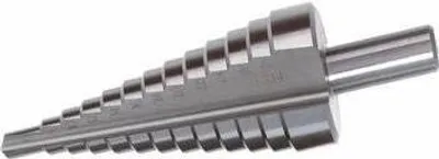 Produktbild von C.K HSS-Stufenbohrer, Nutzlänge: 76 mm, Gesamtlänge: 100 mm für Größen: 6-9-12,7-15,2-18,6-20,4-22,5-25,4-29,3-30,5 mm
