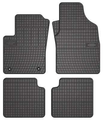 Produktbild von Gummi-Fußmatten für Ford Ka MK2 FL 2012-2018 (Schrägheck) – 4-tlg, Schwarz, passgenau – Wielganizator SolidPRO