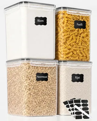 Productafbeelding van Set van 4 grote voorraaddozen voor het n, 5,2 l