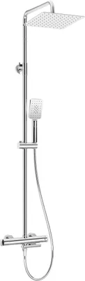 Produktbild von Duschsystem, mit Badewannenarmatur, thermostatisch - chrom