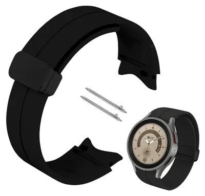 Zdjęcie produktu dla Pasek ChronSmarta do smartwatch'a Samsung Galaxy Watch 4 / 5 / 6 / 7 (Czarny)