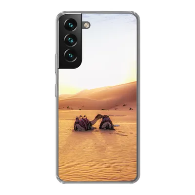 Produktbild von MuchoWow® Handyhülle Schutzhülle Hülle für Samsung Galaxy S22 Kamel - Wüste - Sand Silikon Softcase Handy Hülle - Mobiltelefonhülle
